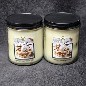 Goose Creek Vanilla Pumpkin Waffle Single Wick Candle 7 oz Set of 2